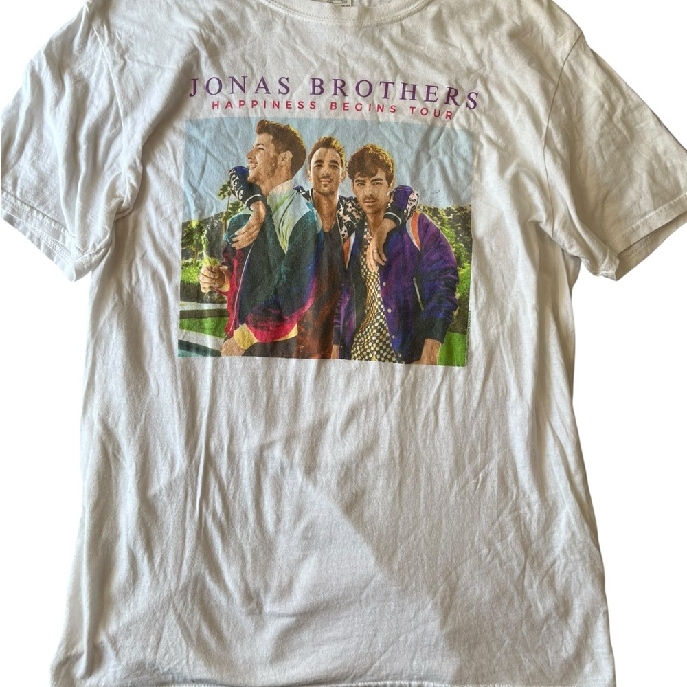 Jonas Brothers White Happiness Begins 2019 Tour T-Shirt